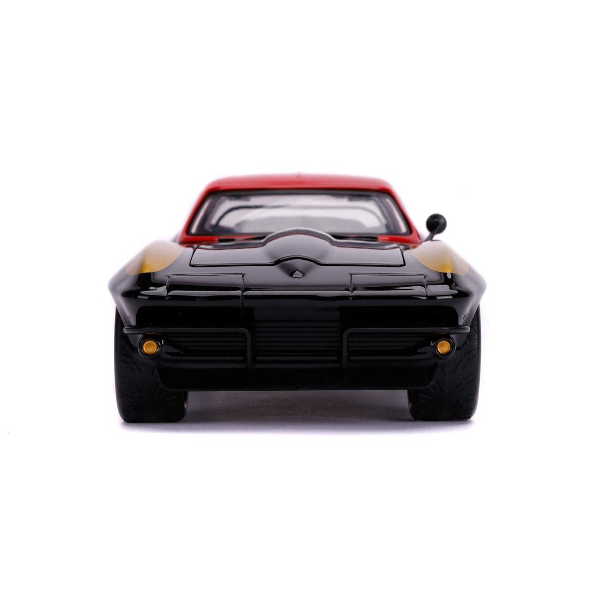 JAD31749 Avengers - '66 Chevy Corvette w/Black Widow 1:24 Scale Hollywood Ride - Jada Toys - Titan Pop Culture