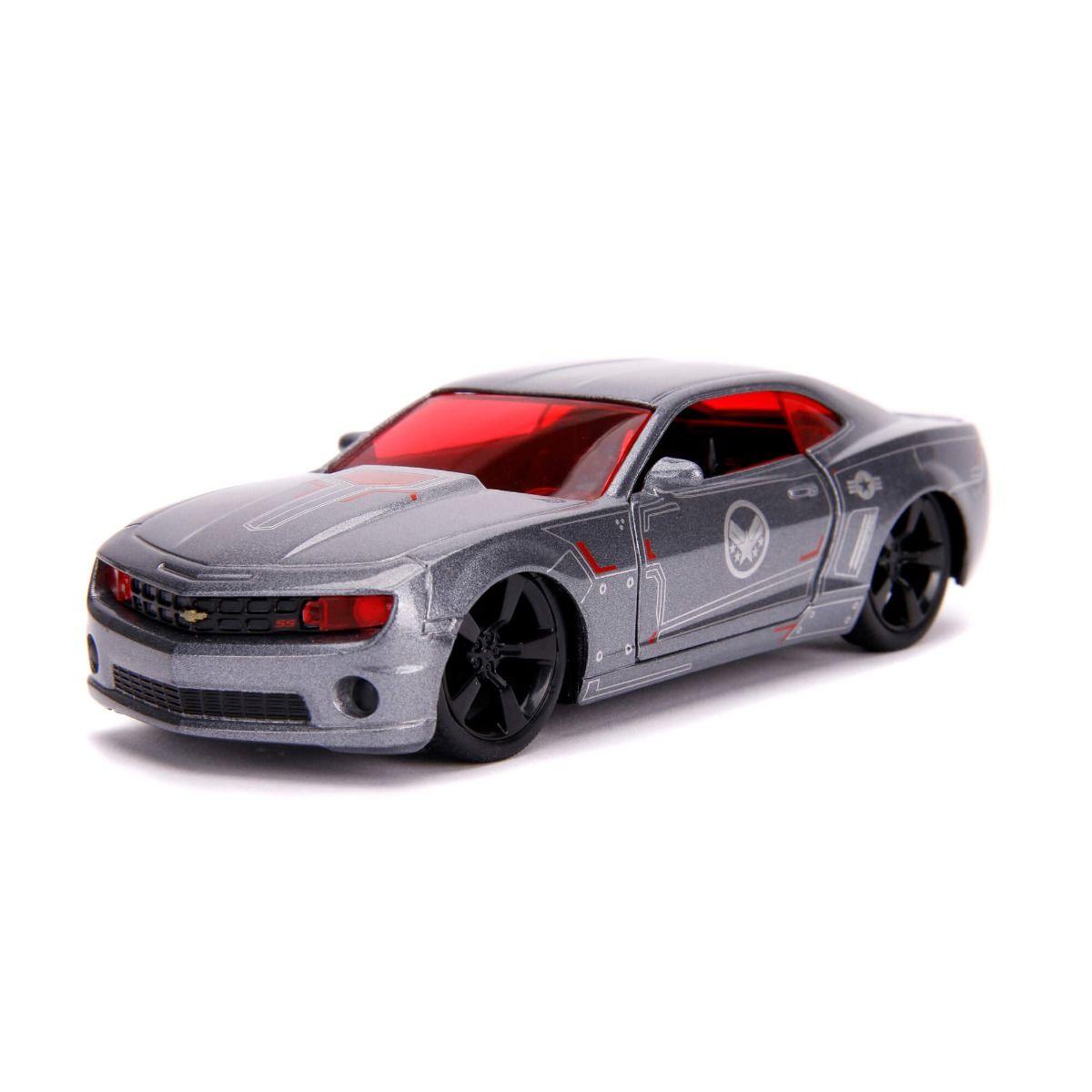 JAD31844 Marvel Comics - War Machine 2010 Chevy Camaro SS 1:32 Scale Hollywood Ride - Jada Toys - Titan Pop Culture