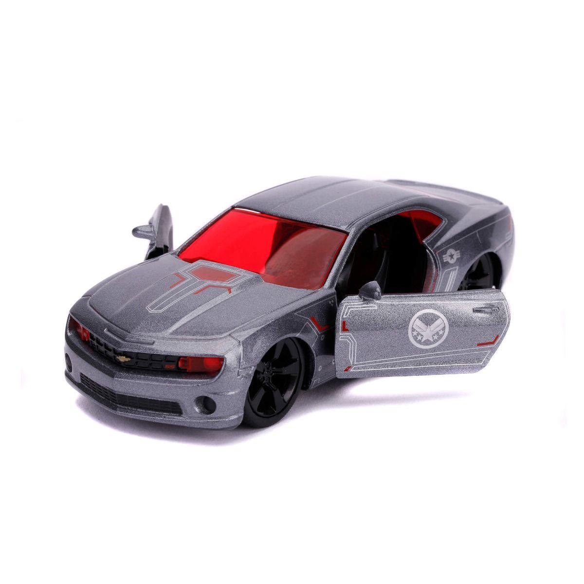 JAD31844 Marvel Comics - War Machine 2010 Chevy Camaro SS 1:32 Scale Hollywood Ride - Jada Toys - Titan Pop Culture