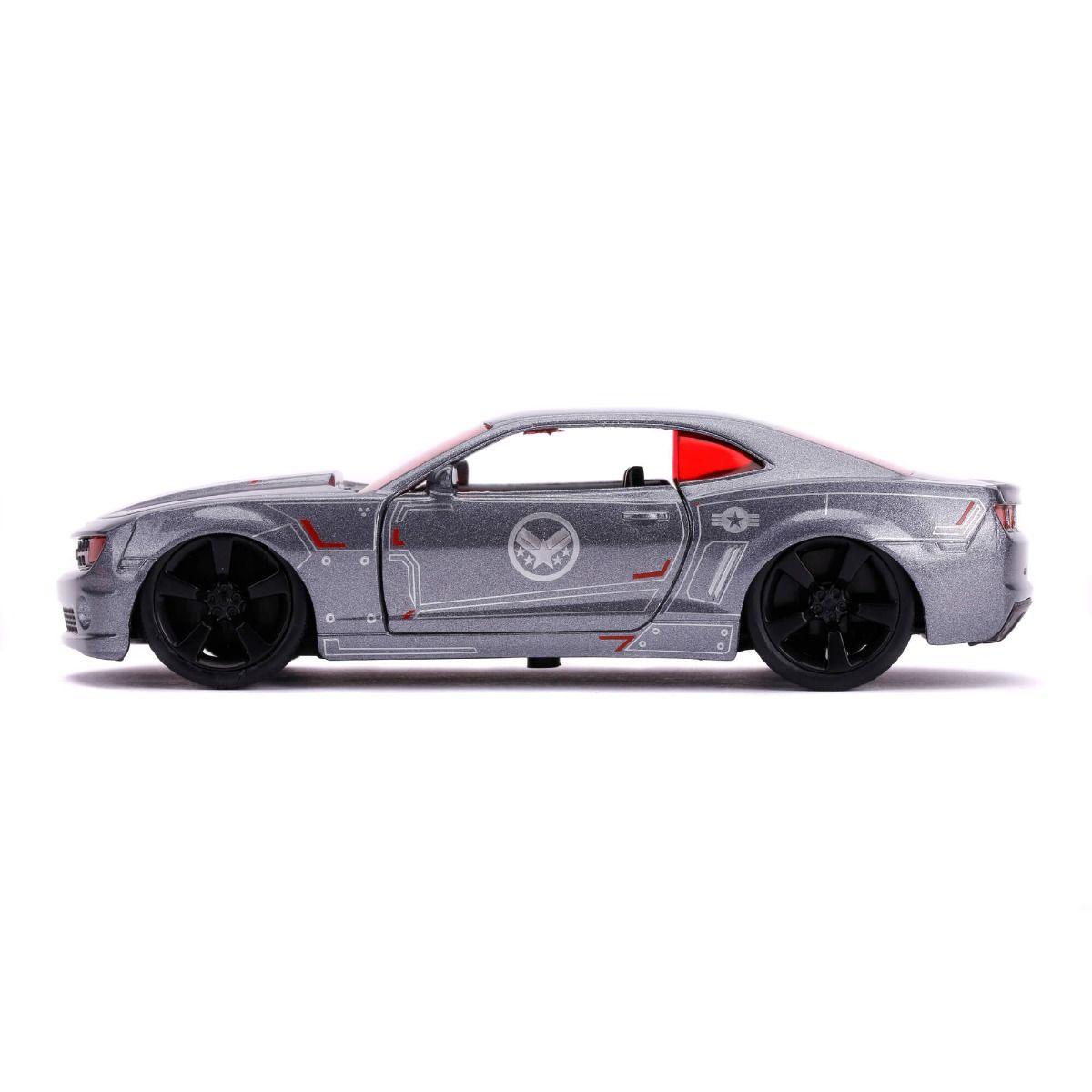 JAD31844 Marvel Comics - War Machine 2010 Chevy Camaro SS 1:32 Scale Hollywood Ride - Jada Toys - Titan Pop Culture