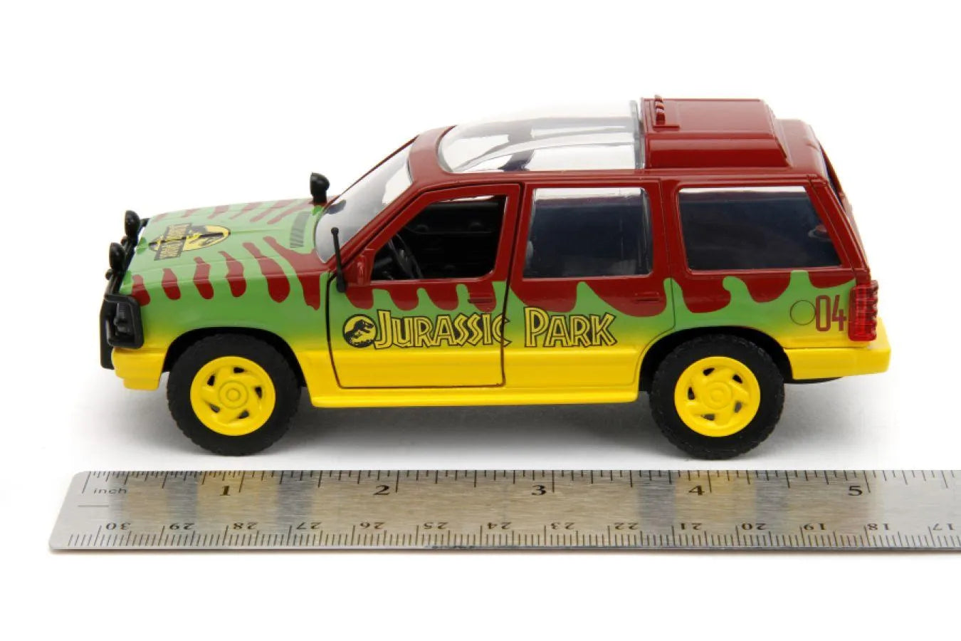 JAD31956 Jurassic Park - 1993 Ford Explorer 1:32 Scale Vehicle (30th Anniversary) - Jada Toys - Titan Pop Culture