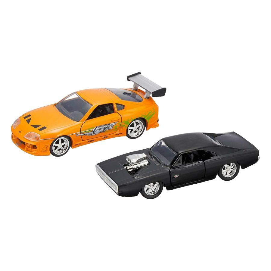 JAD31981 Fast & Furious - Don's Charger & Brian's Supra 1:32 Scale Diecast Hollywood Ride [Twin Pack] - Jada Toys - Titan Pop Culture