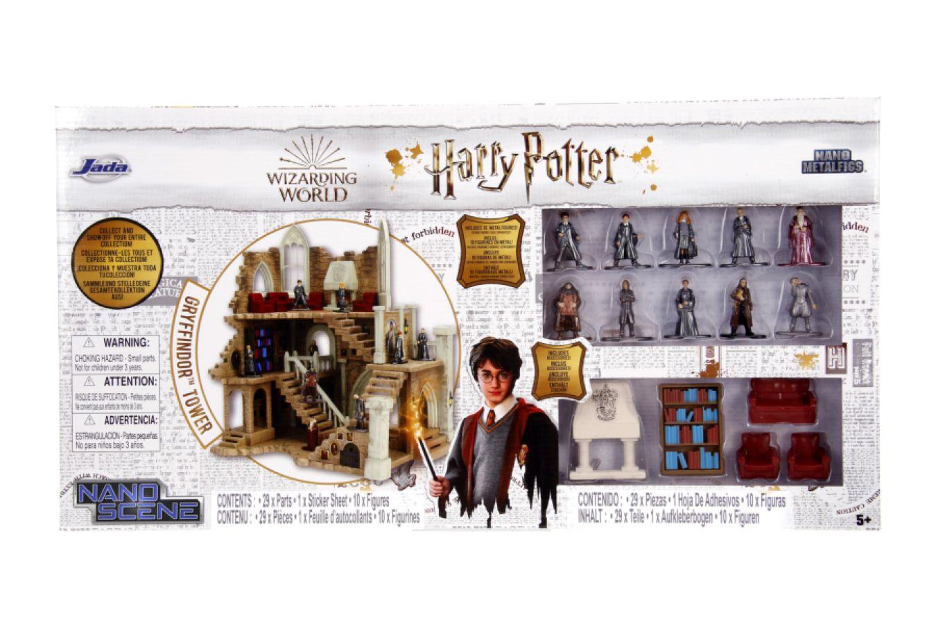 JAD31991 Harry Potter - Hogwarts Nanoscene with 10 MetalFig Playset - Jada Toys - Titan Pop Culture