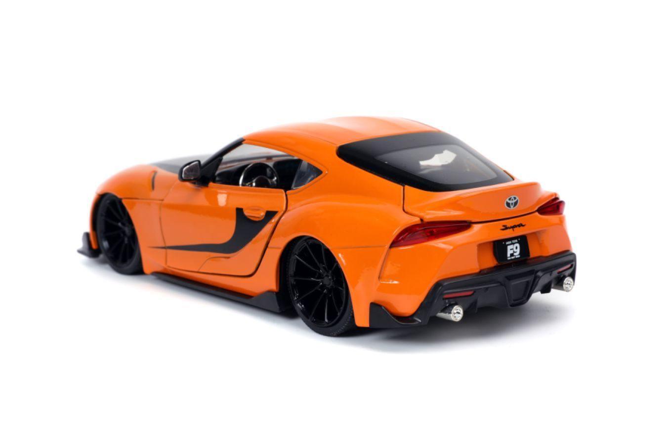 JAD32097 Fast and Furious 9: The Fast Saga - 2020 Toyota Supra Metallic Orange 1:24 Scale Hollywood Ride - Jada Toys - Titan Pop Culture
