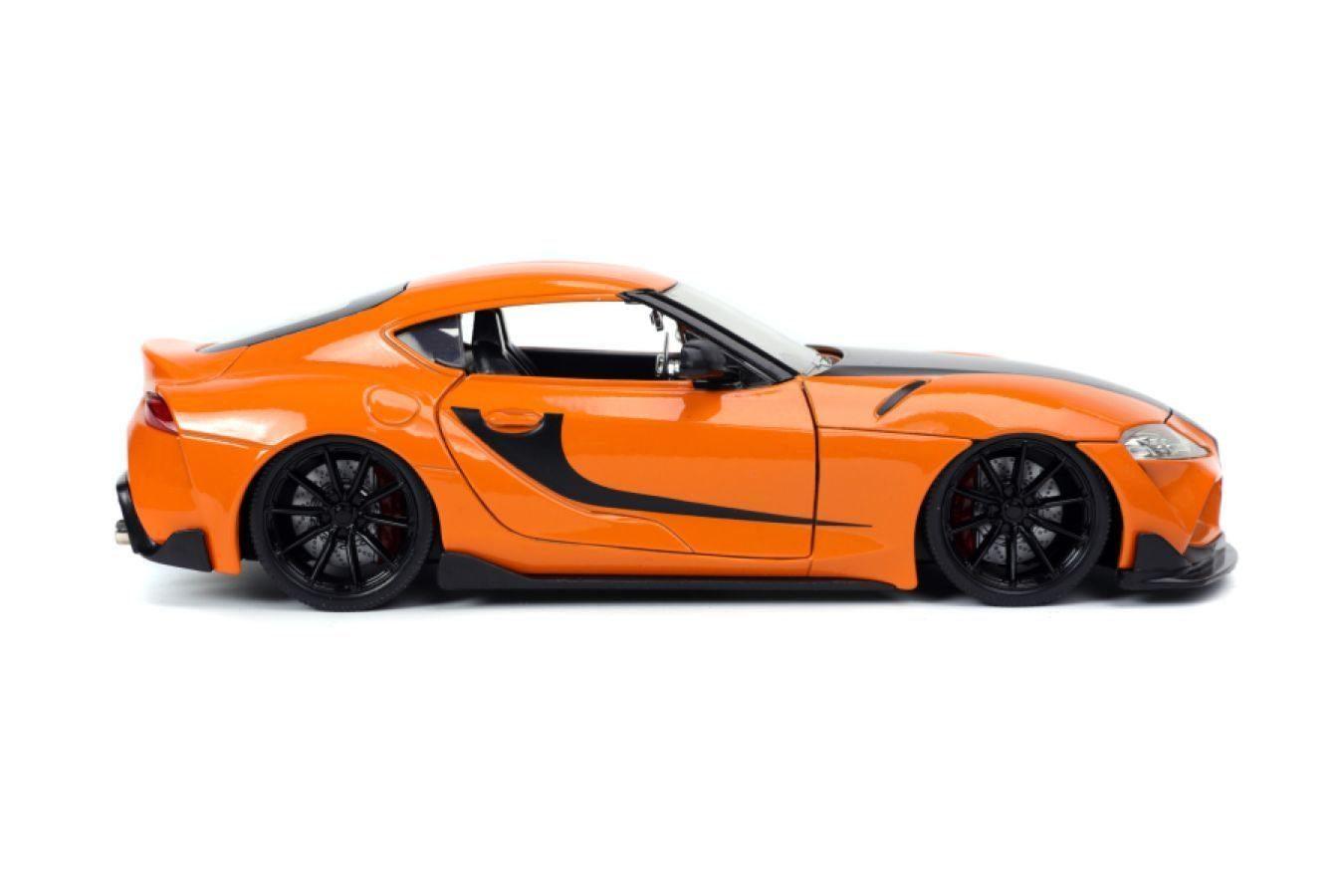 JAD32097 Fast and Furious 9: The Fast Saga - 2020 Toyota Supra Metallic Orange 1:24 Scale Hollywood Ride - Jada Toys - Titan Pop Culture