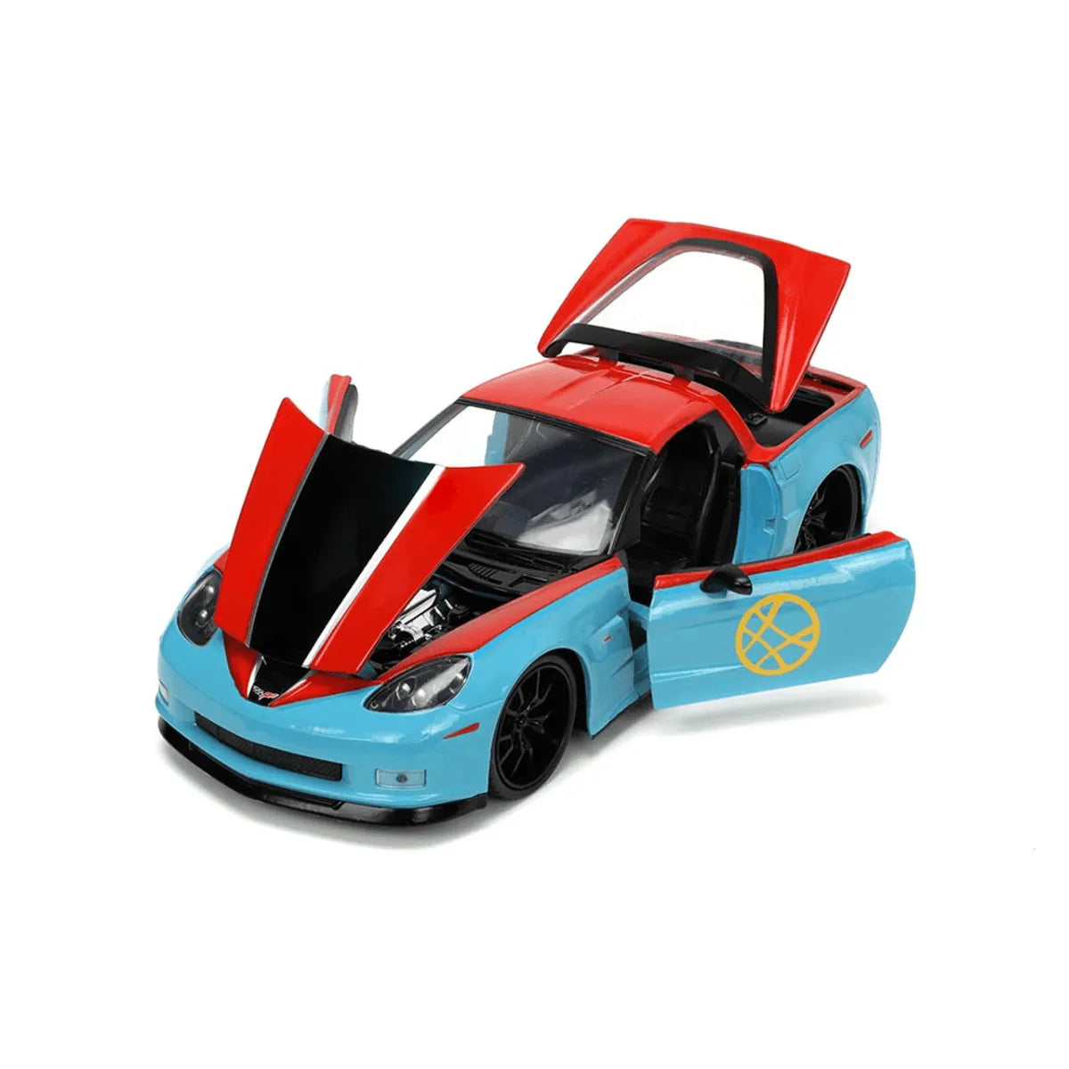 JAD32115 Avengers (comics) - Doctor Strange & 2006 Chevrolet Corvette Z06 1:24 Scale - Jada Toys - Titan Pop Culture