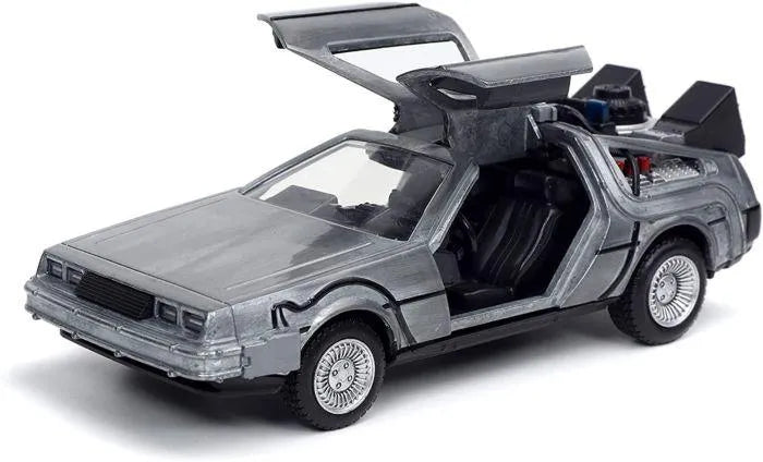 JAD32185 Back to the Future - Time Machine Free Rolling 1:32 Scale Hollywood Ride - Jada Toys - Titan Pop Culture