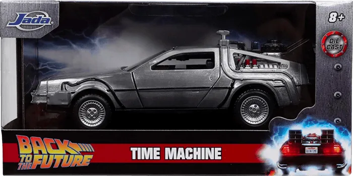 JAD32185 Back to the Future - Time Machine Free Rolling 1:32 Scale Hollywood Ride - Jada Toys - Titan Pop Culture