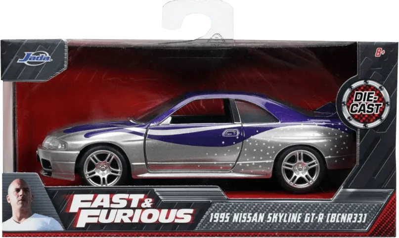 JAD32587 Fast & Furious - 1995 Nissan Skyline GT-R R33 1:32 Scale - Jada Toys - Titan Pop Culture