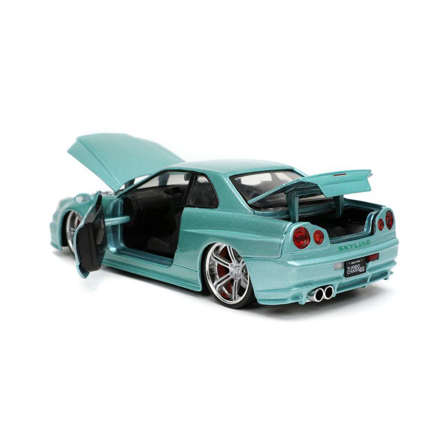 JAD32608 Fast And Furious - 2002 Nissan Skyline GT-R (R34) 1:24 Scale - Jada Toys - Titan Pop Culture