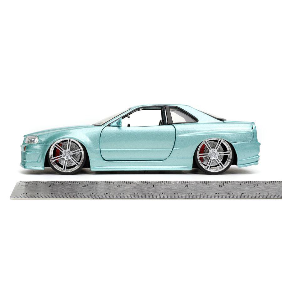 JAD32608 Fast And Furious - 2002 Nissan Skyline GT-R (R34) 1:24 Scale - Jada Toys - Titan Pop Culture