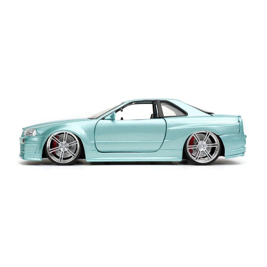 JAD32608 Fast And Furious - 2002 Nissan Skyline GT-R (R34) 1:24 Scale - Jada Toys - Titan Pop Culture