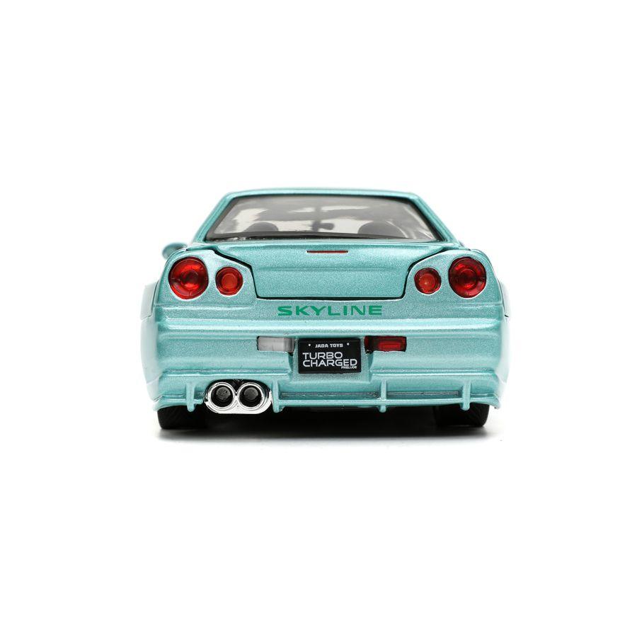 JAD32608 Fast And Furious - 2002 Nissan Skyline GT-R (R34) 1:24 Scale - Jada Toys - Titan Pop Culture