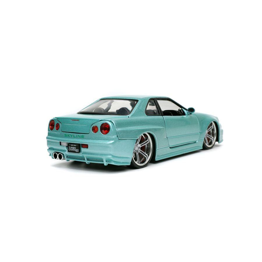 JAD32608 Fast And Furious - 2002 Nissan Skyline GT-R (R34) 1:24 Scale - Jada Toys - Titan Pop Culture