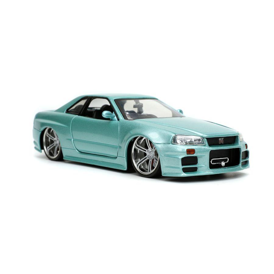 JAD32608 Fast And Furious - 2002 Nissan Skyline GT-R (R34) 1:24 Scale - Jada Toys - Titan Pop Culture