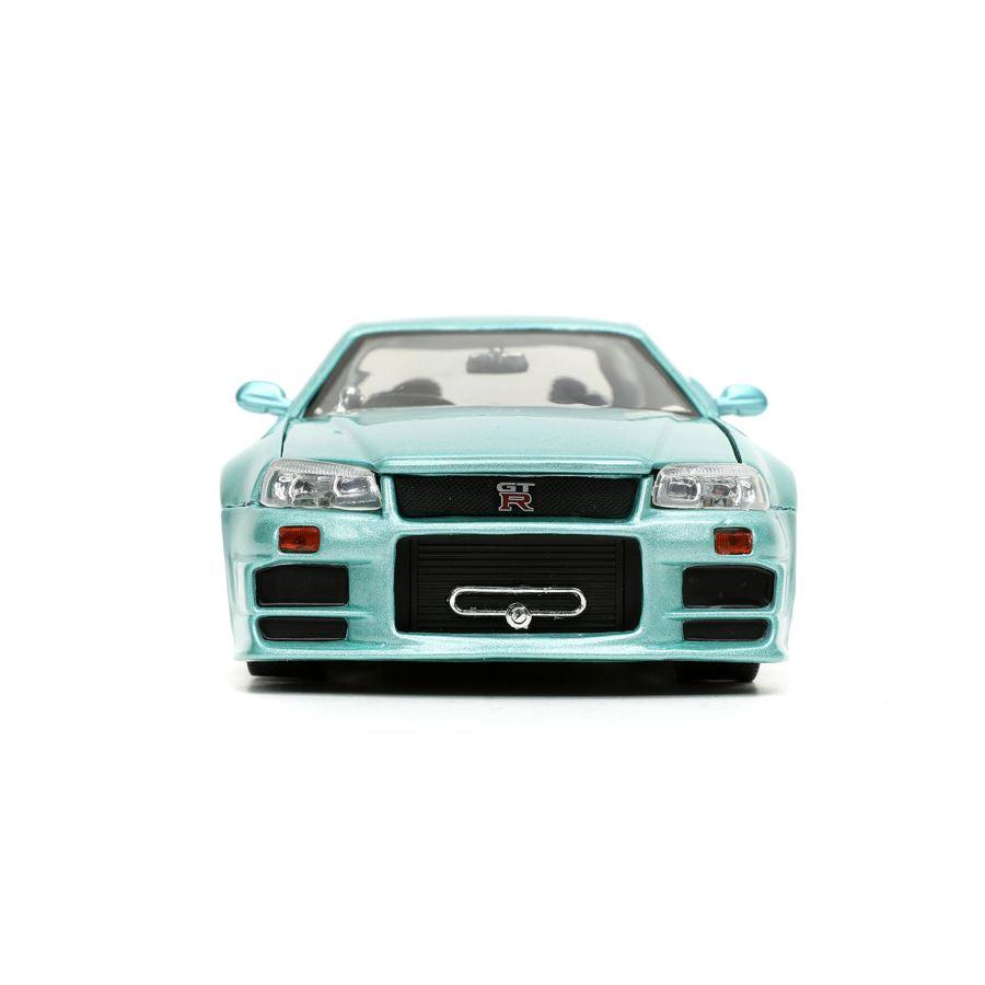 JAD32608 Fast And Furious - 2002 Nissan Skyline GT-R (R34) 1:24 Scale - Jada Toys - Titan Pop Culture