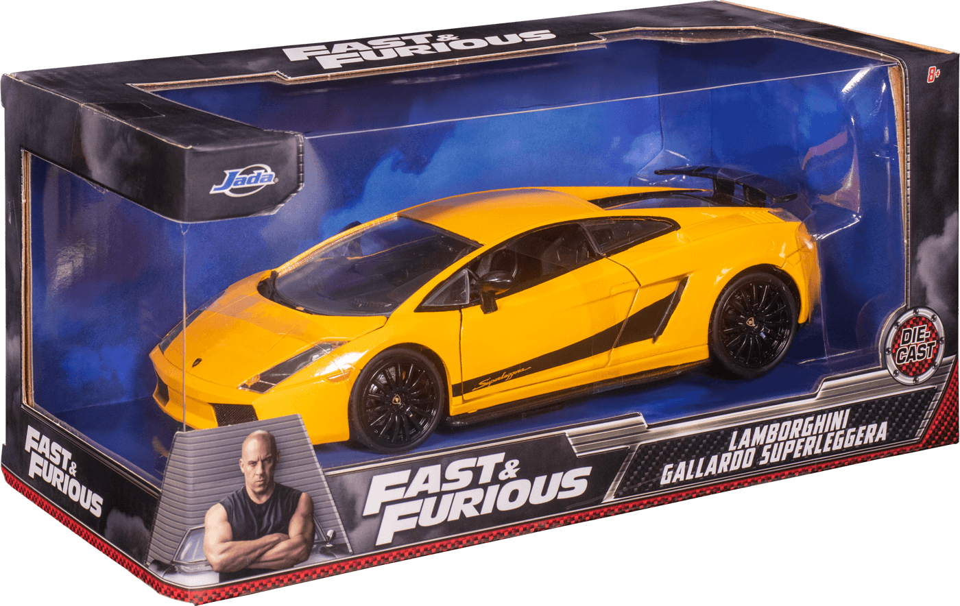 JAD32609 Fast and Furious - Lamboghini Gallardo 1:24 Scale Hollywood Ride - Jada Toys - Titan Pop Culture