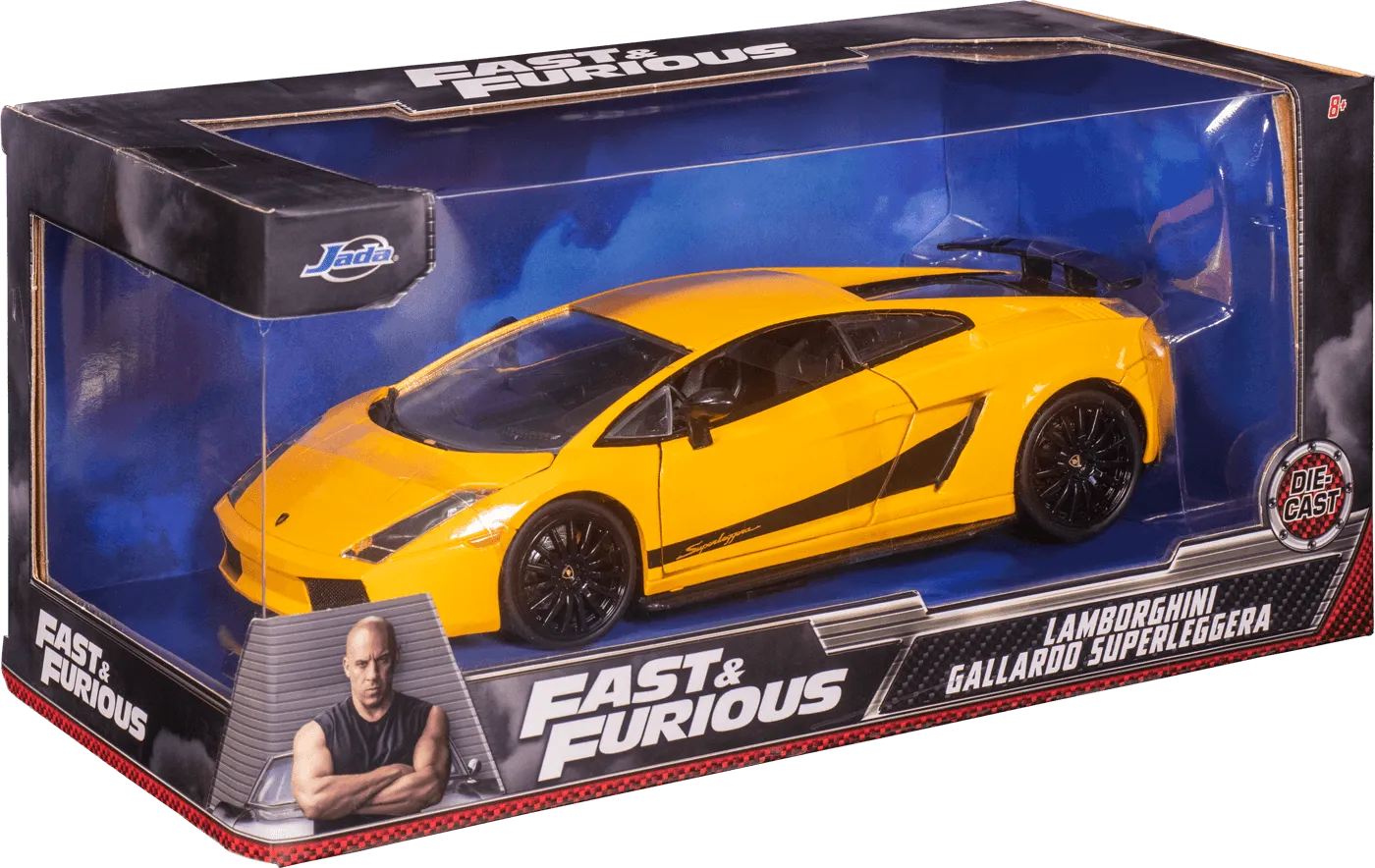 JAD32609 Fast and Furious - Lamboghini Gallardo 1:24 Scale Hollywood Ride - Jada Toys - Titan Pop Culture