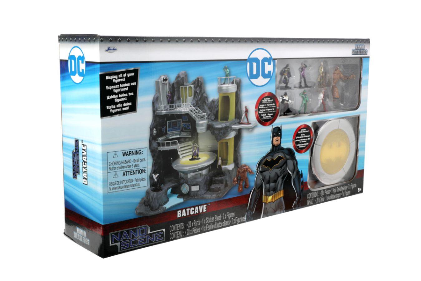 JAD32740 DC Comics - Batcave NanoScene with Figures Value Box - Jada Toys - Titan Pop Culture