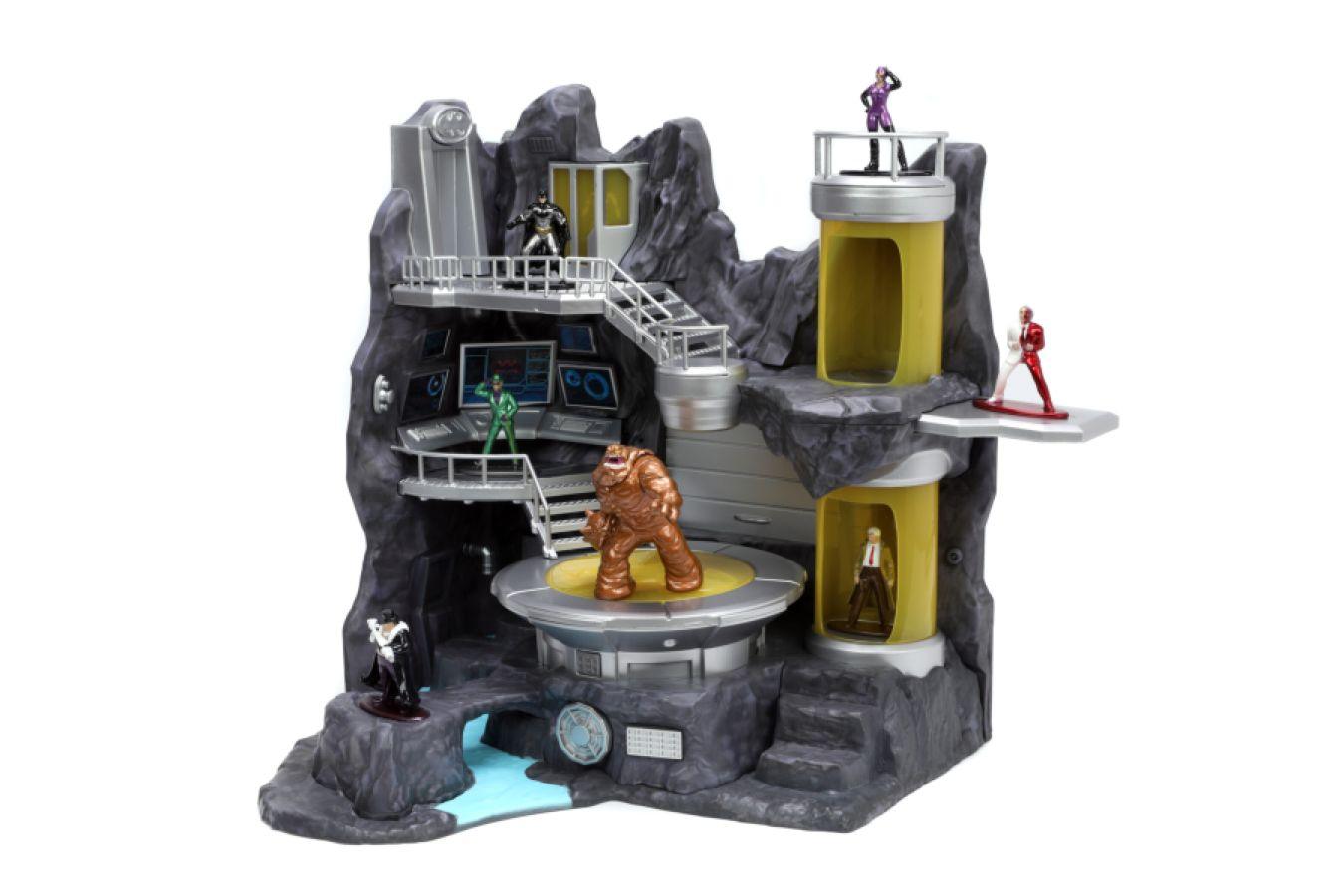 JAD32740 DC Comics - Batcave NanoScene with Figures Value Box - Jada Toys - Titan Pop Culture