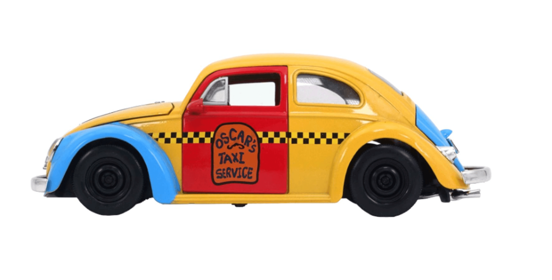 JAD32801 Sesame Street - 1959 VW Beetle 1:24 Scale HR w/Oscar - Jada Toys - Titan Pop Culture