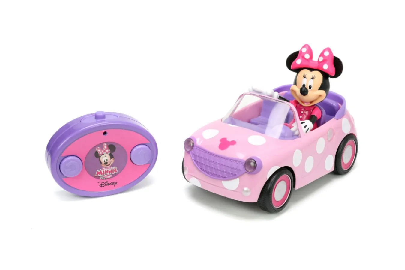 JAD32944 Disney - Minnie Mouse Roadster Remote Controller Vehicle - Jada Toys - Titan Pop Culture