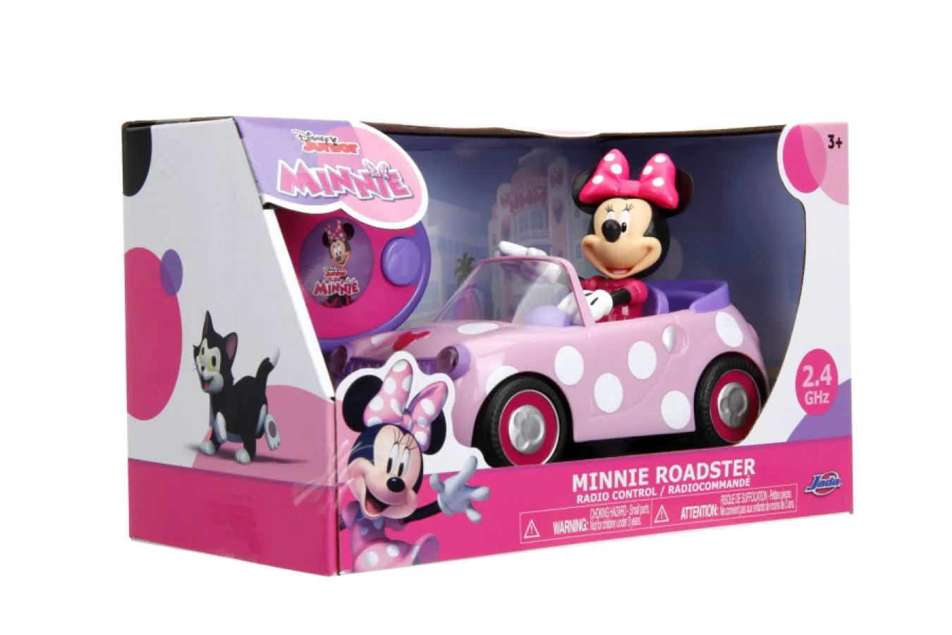 JAD32944 Disney - Minnie Mouse Roadster Remote Controller Vehicle - Jada Toys - Titan Pop Culture