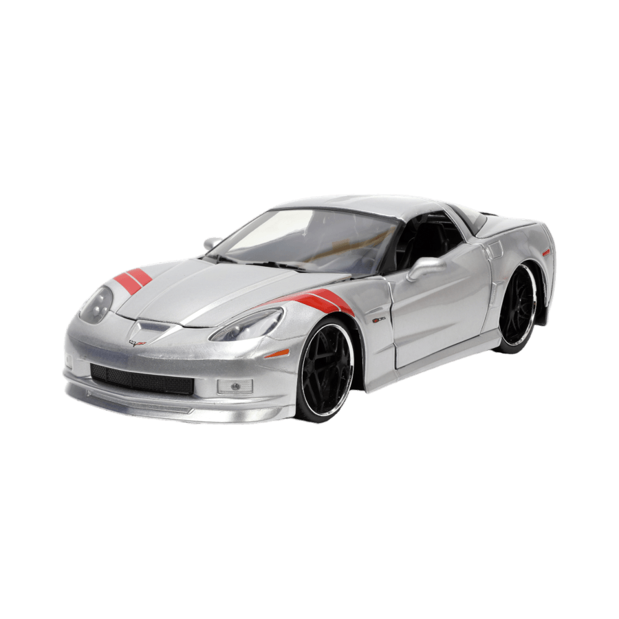 JAD33053 Big Time Muscle - 2006 Corvette Z06 1:24 Scale - Jada Toys - Titan Pop Culture