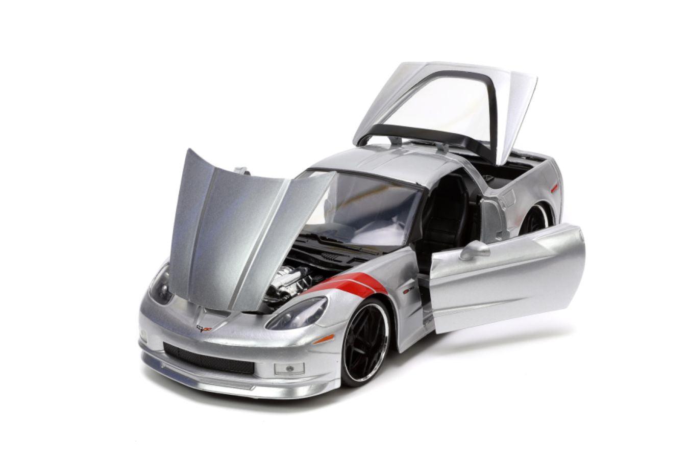 JAD33053 Big Time Muscle - 2006 Corvette Z06 1:24 Scale - Jada Toys - Titan Pop Culture