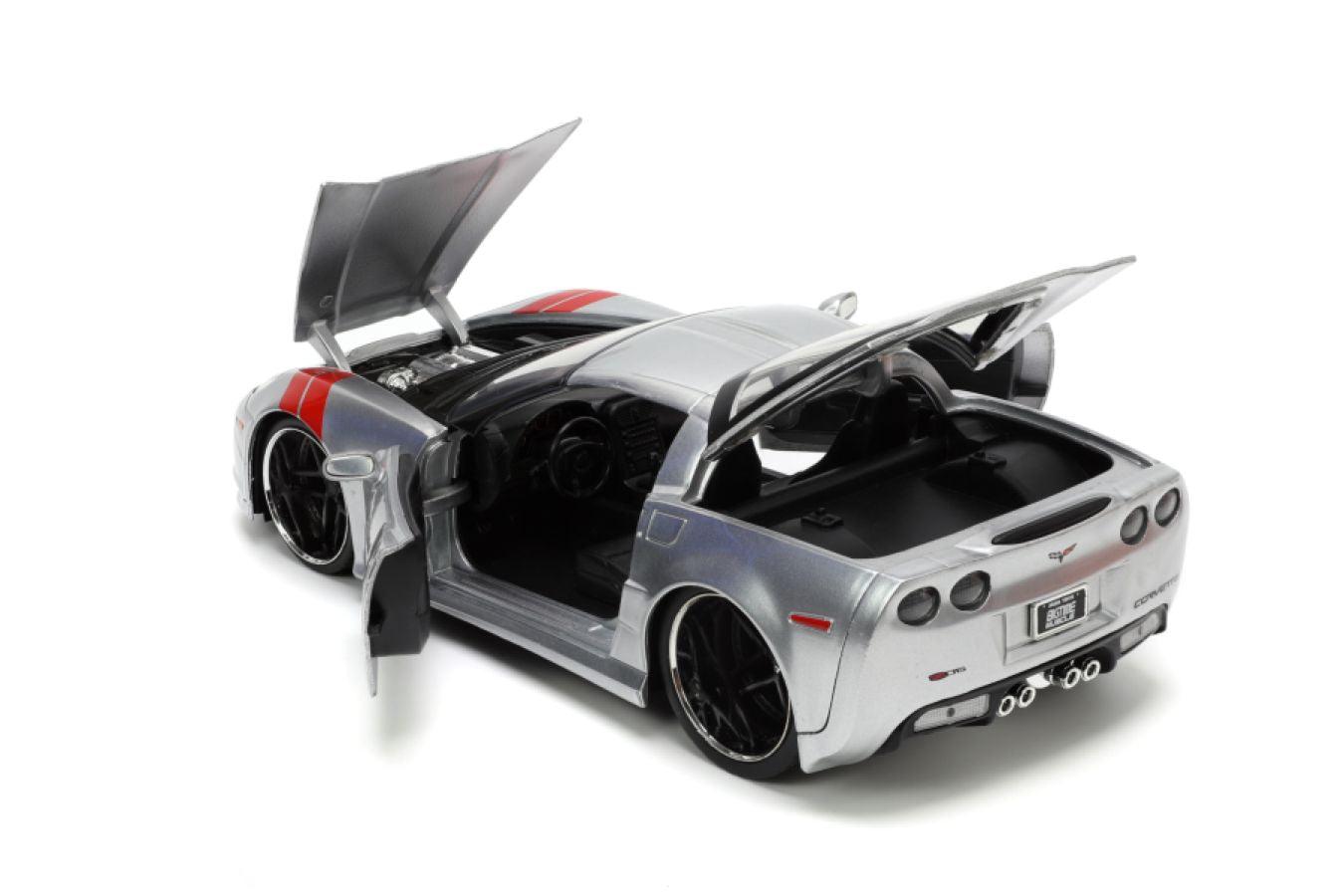 JAD33053 Big Time Muscle - 2006 Corvette Z06 1:24 Scale - Jada Toys - Titan Pop Culture