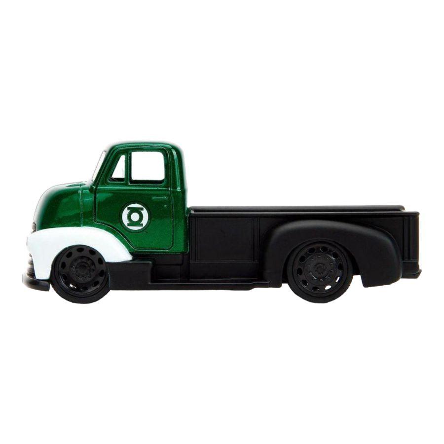 JAD33093 DC - 1952 Chevrolet COE Pickup with Green Lantern 1:32 Scale Diecast Figure - Jada Toys - Titan Pop Culture