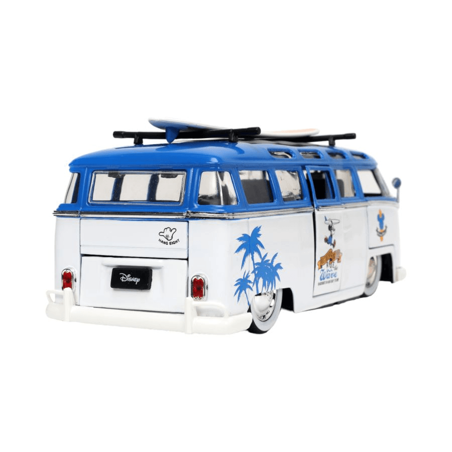 JAD33179 Disney - 1962 Volkswagen Bus 1:24 Scale with Mickey Figure - Jada Toys - Titan Pop Culture