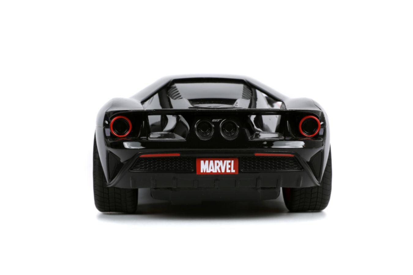 JAD33245 Marvel Comics - 2017 Ford GT (Mile Morales) 1:16 Scale Remote Control Car - Jada Toys - Titan Pop Culture