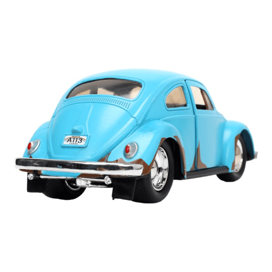 JAD33251 Lilo & Stitch - VW Beetle (Blue) 1:32 Scale with Stitch MetalFig - Jada Toys - Titan Pop Culture