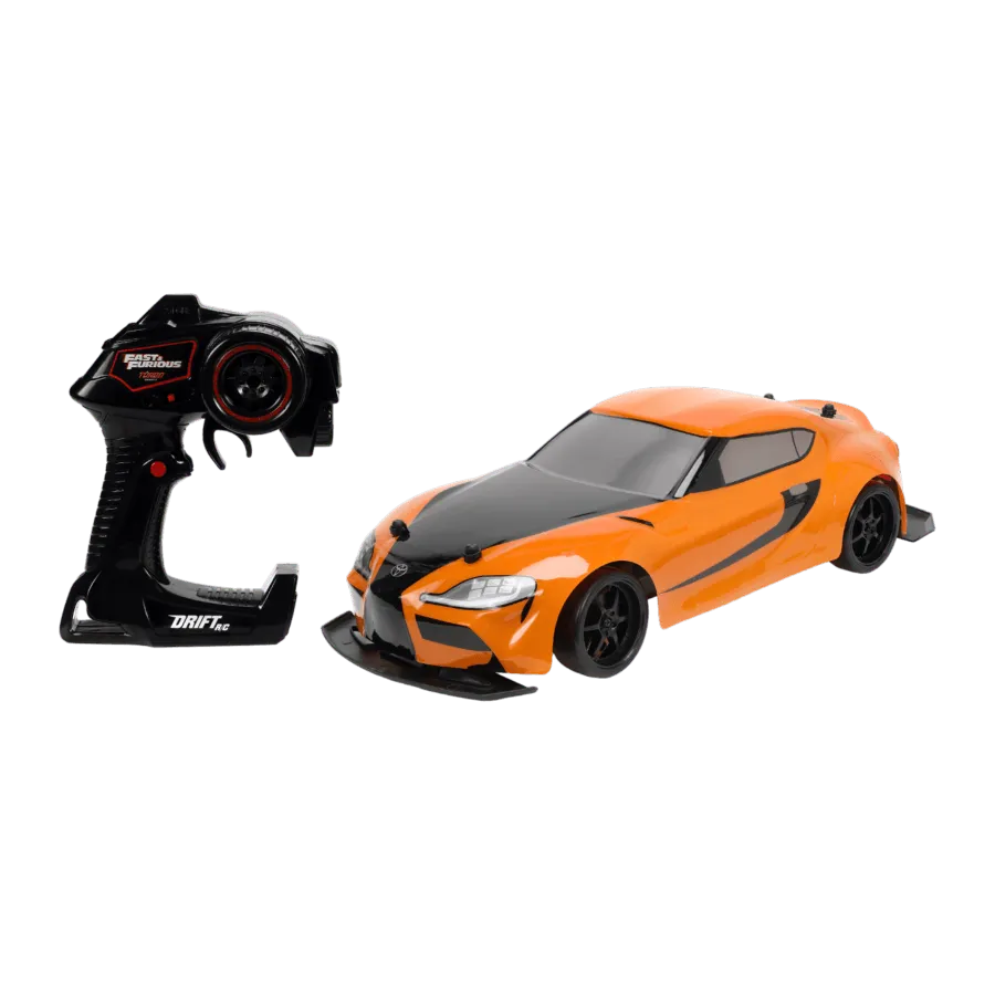 JAD33398 Fast & Furious - Han's 2020 Toyota GR Supra 1:10 Scale Remote Control Car - Jada Toys - Titan Pop Culture