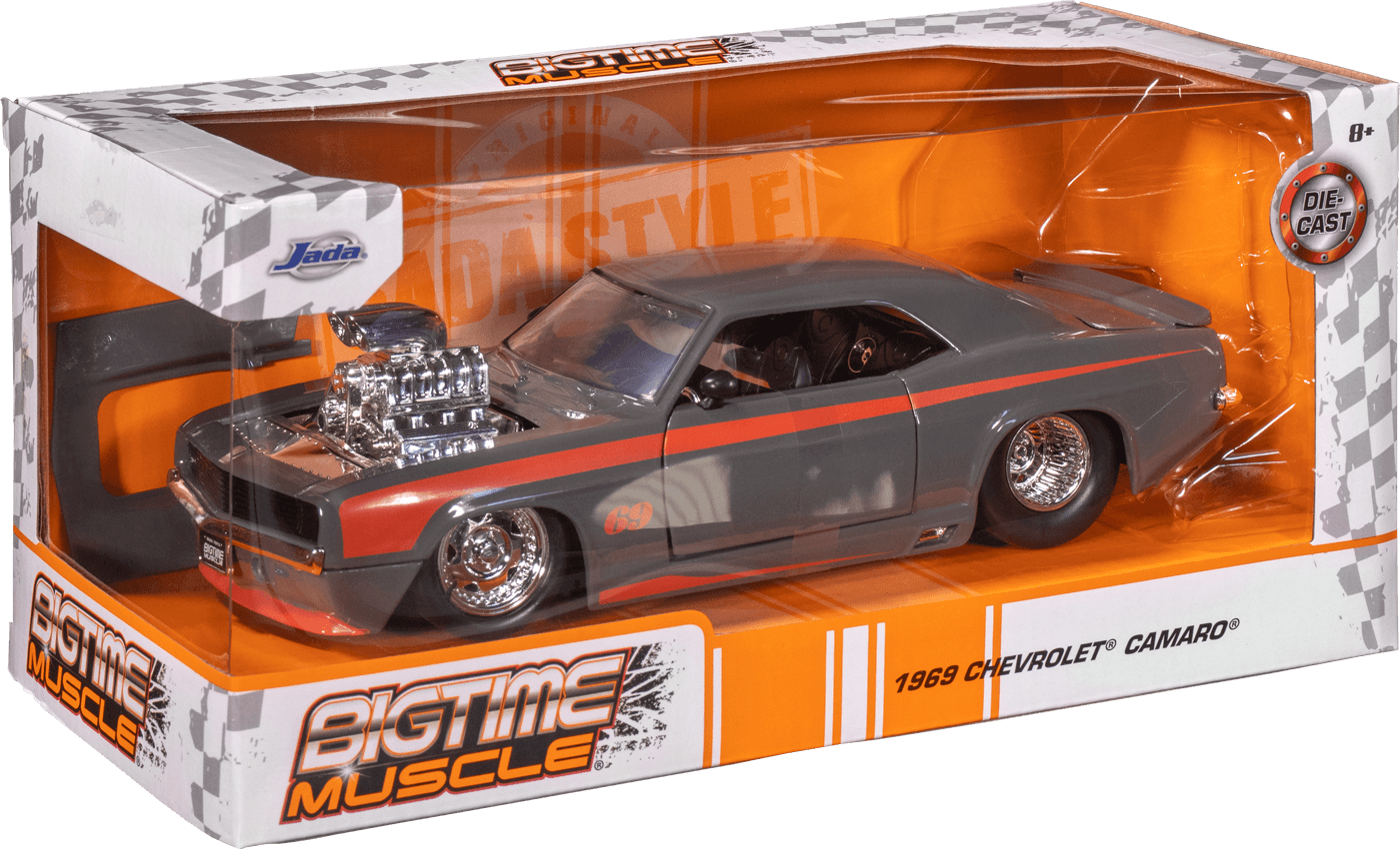 JAD33547 Big Time Muscle - 1969 Chevrolet Camaro 1:24 Scale - Jada Toys - Titan Pop Culture