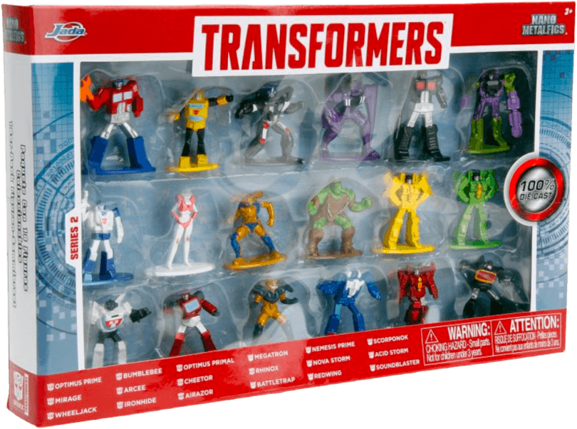 JAD33675 Transformers (TV) - 1.65" Nano Figures [Wave 2] - Jada Toys - Titan Pop Culture