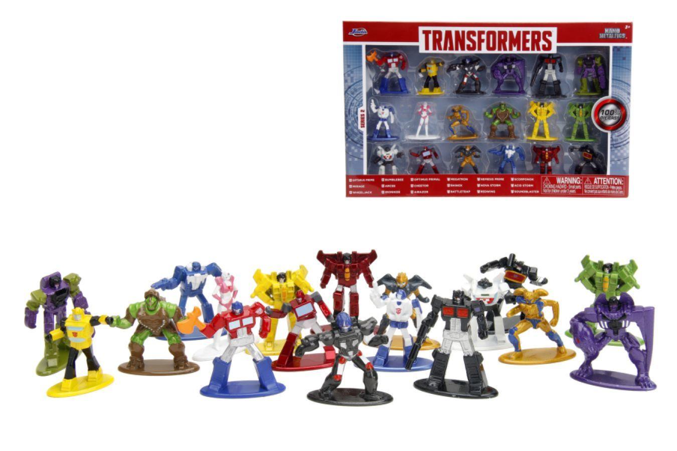 JAD33675 Transformers (TV) - 1.65" Nano Figures [Wave 2] - Jada Toys - Titan Pop Culture