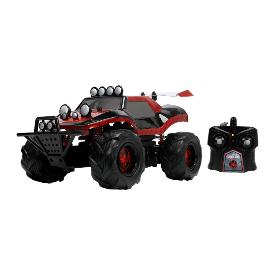 JAD33709 Marvel Comics - Spider-Man (Miles Morales) Buggy 1:14 Scale Remote Control Car - Jada Toys - Titan Pop Culture