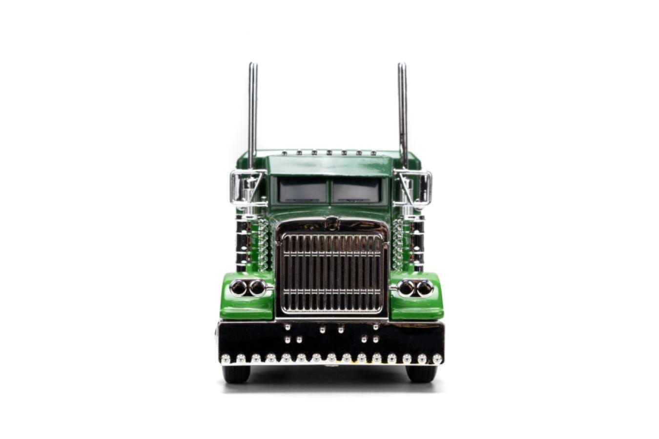 JAD33781 Marvel Comics - 1992 Peterbilt 379 (Hulk colours) 1:24 Scale Diecast Vehicle - Jada Toys - Titan Pop Culture