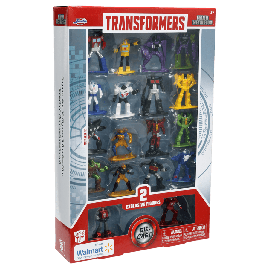 JAD33784 Transformers (TV) - Transformers Nano Figures [18-Pack] - Jada Toys - Titan Pop Culture