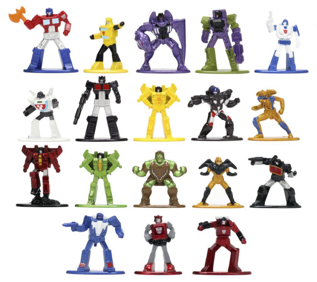 JAD33784 Transformers (TV) - Transformers Nano Figures [18-Pack] - Jada Toys - Titan Pop Culture