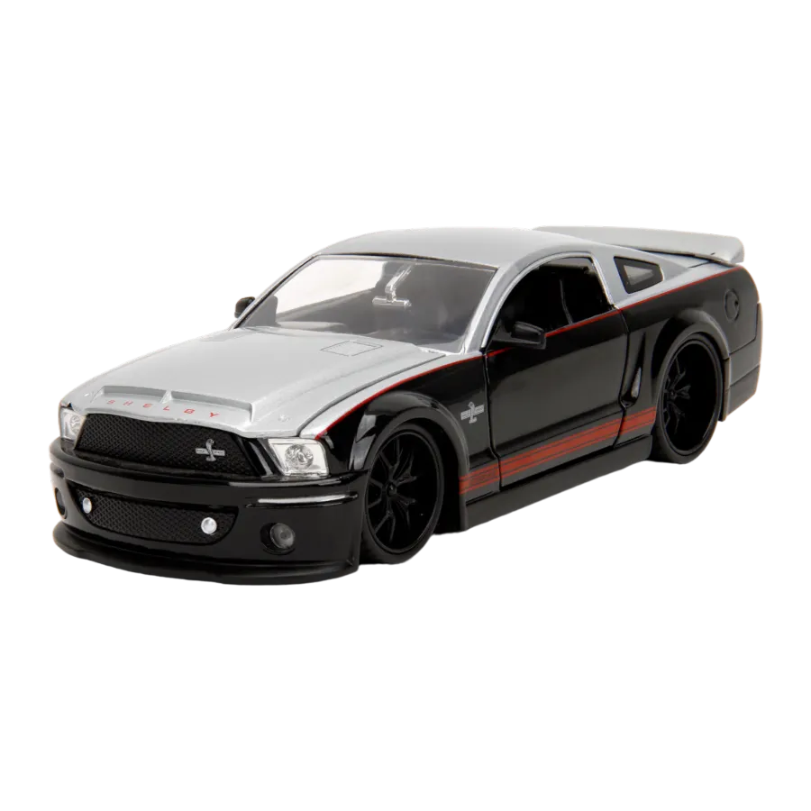 JAD34205 Big Time Muscle - 2008 Ford Mustang Shelby GT500 1:24 Scale Diecast Vehicle - Jada Toys - Titan Pop Culture