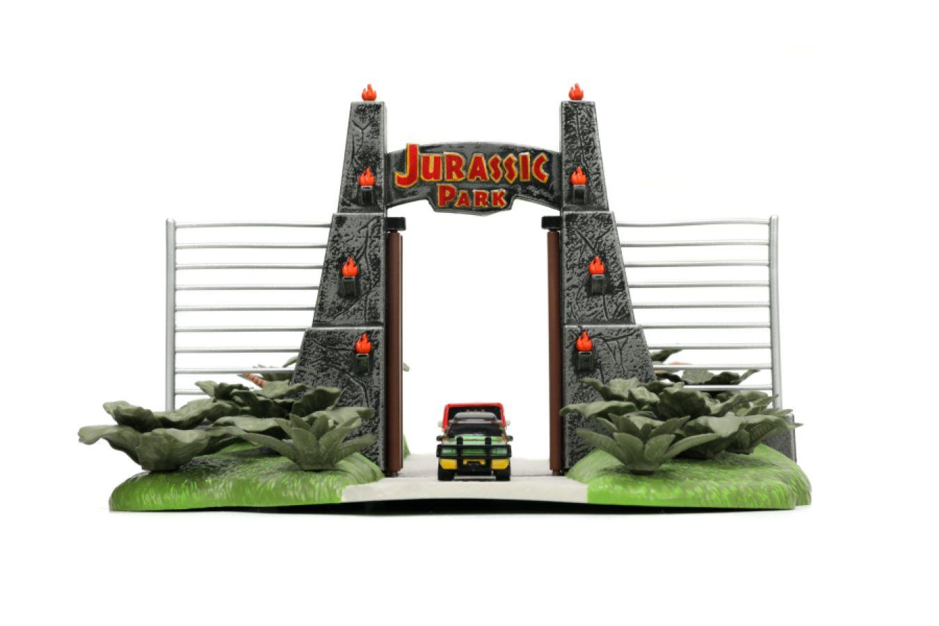 JAD34244 Jurassic Park - Nano Scene Diorama with 2 vehicles - Jada Toys - Titan Pop Culture