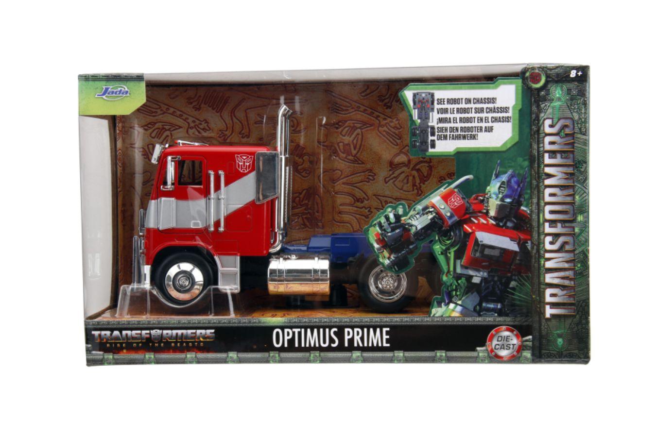 JAD34262 Transformers: Rise of the Beasts - Optimus Prime 1:24 Scale Vehicle - Jada Toys - Titan Pop Culture
