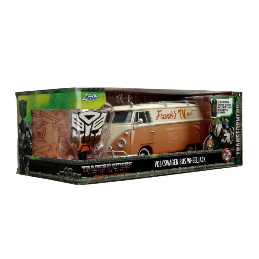 JAD34264 Transformers: Rise of the Beasts - 1967 VW Beetle Bus 1:24 Scale Vehicle - Jada Toys - Titan Pop Culture