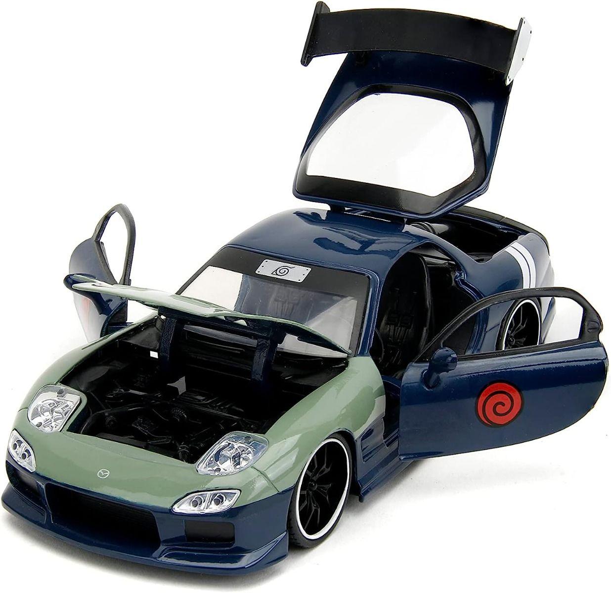 JAD34370 Naruto - Mazda RX-7 With Kakashi Figure 1:24 Scale Vehicle - Jada Toys - Titan Pop Culture