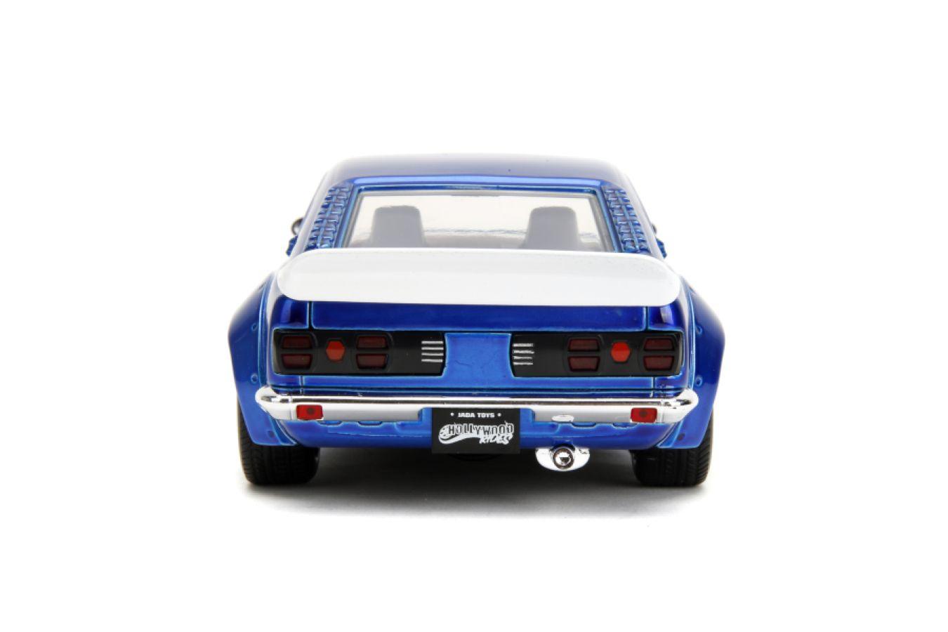 JAD34389 Power Rangers - 1974 Mazda RX-3 (with Blue Ranger) 1:24 Scale Diecast Vehicle Set - Jada Toys - Titan Pop Culture