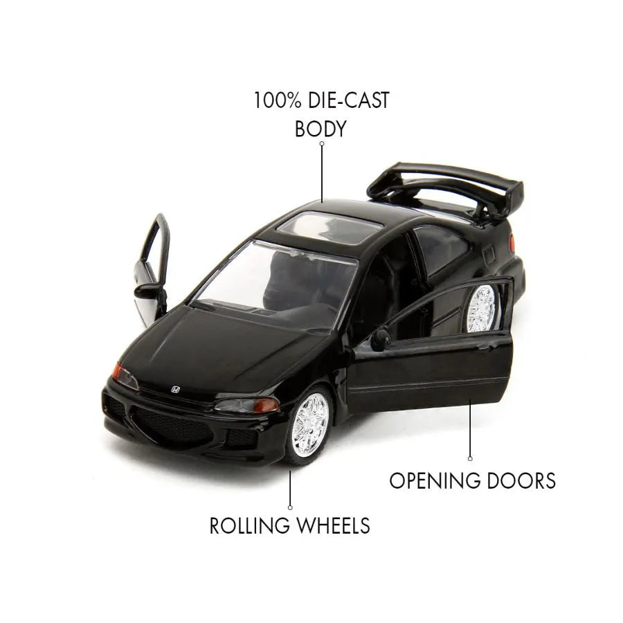 Fast Furious Heist Honda Civic EJ1 1:32 Scale Diecast Vehicle