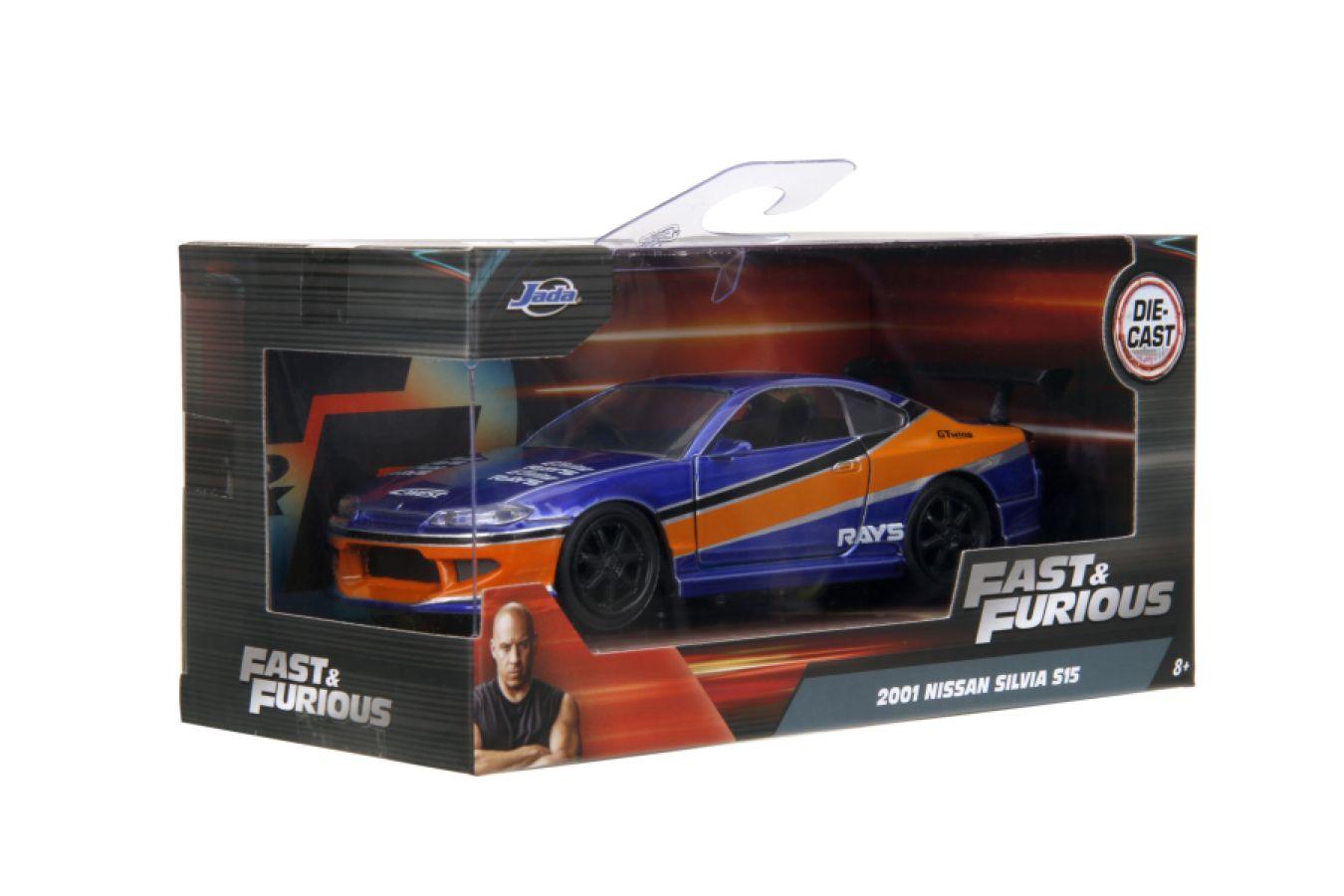 JAD34446 Fast and the Furious - Han's 2001 Nissan Silvia S15 1:32 Scale Diecast Vehicle - Jada Toys - Titan Pop Culture